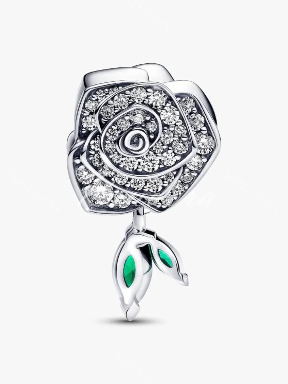 Pandora Sparkling Rose in Bloom Charm
